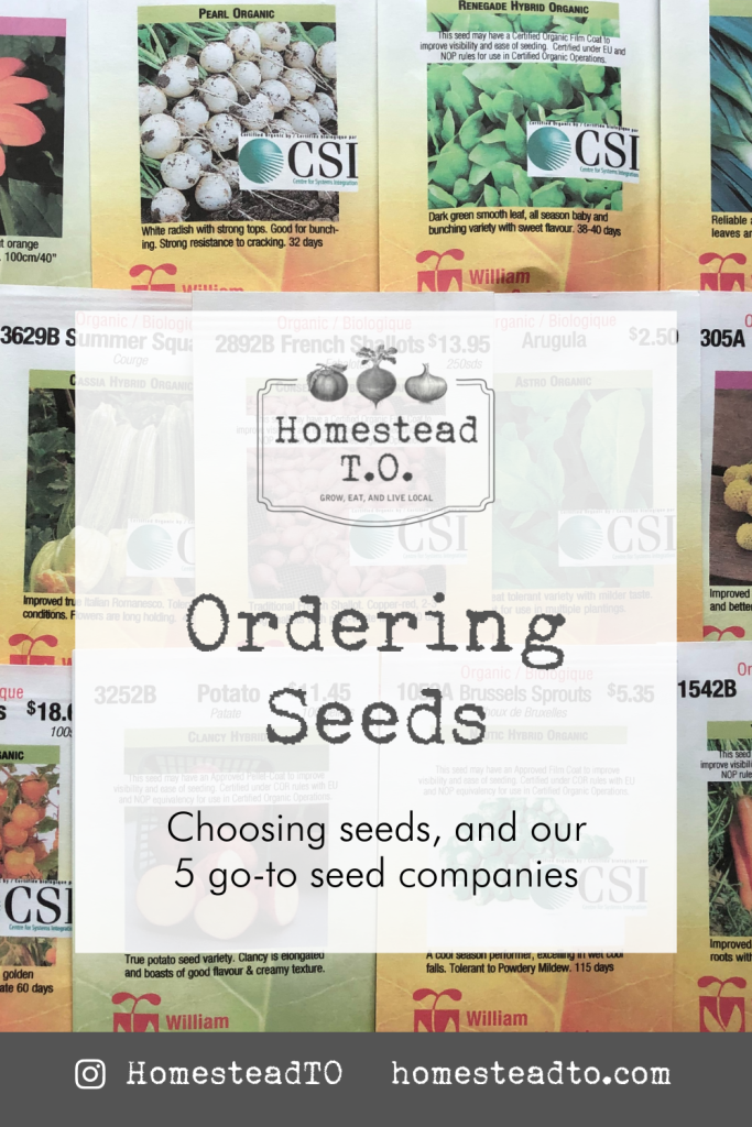 Image linked to our mini gardening guide, Ordering Seeds: choosing seeds, and our five go-to companies